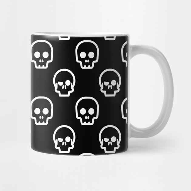 Creepy Skulls Pattern by LunaMay